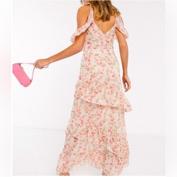NEW Style Cheat High Neck Floral Maxi Dress size 6 - Picture 2 of 13